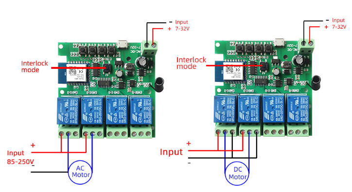 Bo Mạch Công Tắc 4 Cổng Cửa Cuốn 5V - 32V Zigbee 3.0 Và RF Tuya Sonoff ZJY04 (Hỗ trợ HomeAssistant) Zigbee2MQTT tìm hiểu thêm!